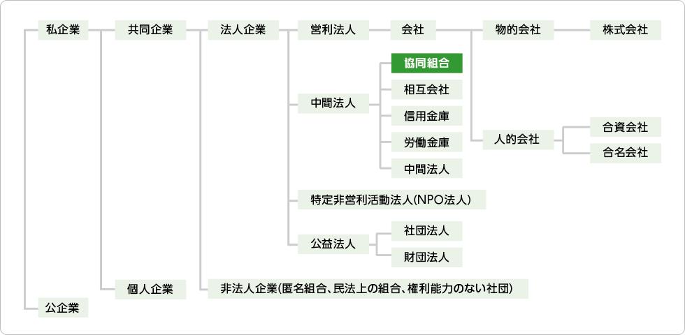 日本の企業形態